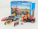 Playmobil 3754 Terreinwagen met race motoren (e Speelgoed), Gebruikt, Ophalen of Verzenden