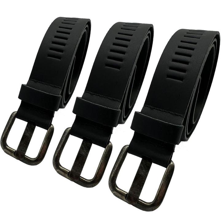 ARIESZZZ Riem Unisex Leder - Zwart - 3 pack, Kleding | Dames, Riemen en Ceinturen