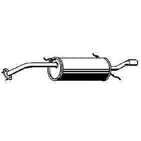 0K558-40-100B Achterdemper KIA Clarus OE Kwaliteit