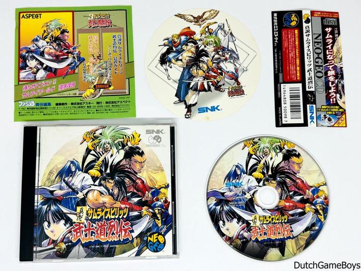 Neo Geo CD - Samurai Shodown + Spine - Japan, Spelcomputers en Games, Games | Overige, Gebruikt, Verzenden