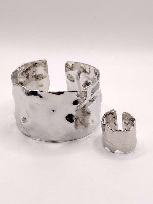 Zonder minimumprijs - 2-delige sieradenset Zilver, Sieraden, Tassen en Uiterlijk, Antieke sieraden