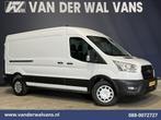 Ford Transit | 2.0 TDCI 130pk L3H2 Euro6 Airco | Navigatie |, Auto's, Gebruikt, Euro 6, Wit, Dealer onderhouden
