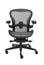 Refurbished Herman Miller Aeron Remastered, Verzenden, Zwart, Zo goed als nieuw, Bureaustoel