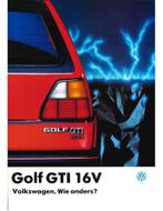 1986 VOLKSWAGEN GOLF GTI 16V BROCHURE NEDERLANDS, Boeken, Nieuw, Volkswagen, Author