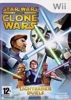 Star Wars clone wars lightsaber duels (wii used game), Ophalen of Verzenden, Zo goed als nieuw