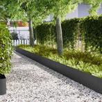 vidaXL Grensafscheidingen 50 stuks Zwart 100 x 0,5 x 30 cm, Verzenden, Nieuw