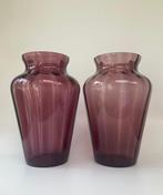 Doyen - Vaas (2) - Glas - Verrerie Doyen, Antiek en Kunst, Antiek | Glas en Kristal