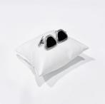 Zonder Minimumprijs - Manchetknopen Zilver Onyx