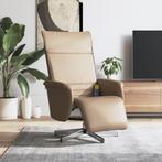 vidaXL Fauteuil verstelbaar met voetensteun kunstleer, Verzenden, Nieuw