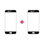 DuoPack: OnePlus 5 screenprotector gehard glas Edge to Edge, Nieuw, Bescherming