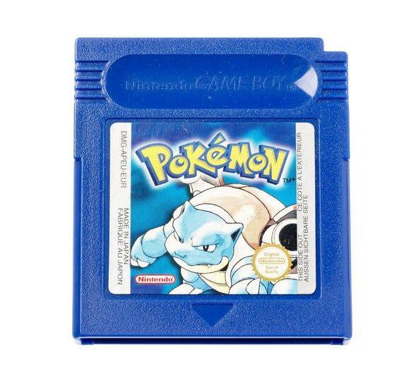 Pokemon Blue (German) [Gameboy], Spelcomputers en Games, Games | Nintendo Game Boy, Zo goed als nieuw, Ophalen of Verzenden