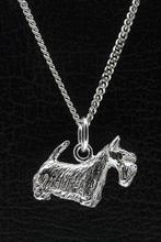 Zilveren Schotse terrier ketting hanger - groot, Verzenden, Nieuw