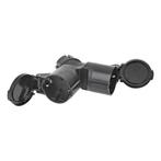 ProPlus Schuko stekker - duo splitter - 230V - zwart - IP44, Ophalen of Verzenden, Nieuw
