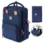 Brisby Slijtvaste Luiertas – Verzorgingstas SET - BLAUW, Ophalen of Verzenden, Nieuw, Rugzak