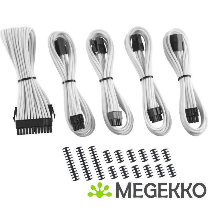 CableMod Classic ModMesh Cable Extension Kit 8+8 Series Wit, Computers en Software, Overige Computers en Software, Nieuw, Verzenden
