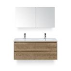 Dante Badmeubelset 120 cm - Natuur Eiken - Keramische, Ophalen of Verzenden, Nieuw