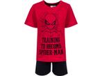 Kinderpyjama - Shortama - Spider-Man - Rood/Zwart, Verzenden, Nieuw