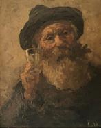 Willem Koekkoek (XX) - Homme barbu levant son verre