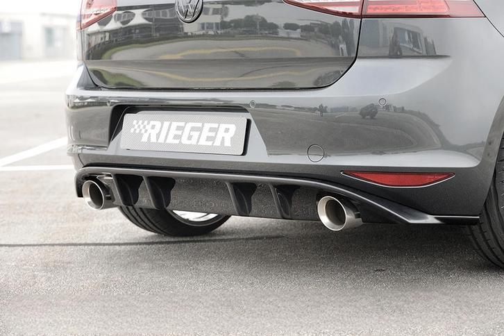Rieger diffuser | VW Golf 7 GTI tot facelift | ABS | Carbon, Auto-onderdelen, Carrosserie en Plaatwerk, Nieuw, Volkswagen, Verzenden