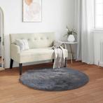 vidaXL Nep Schapenvacht Tapijt Tafalla Antraciet Ø 120 cm, Verzenden, Nieuw