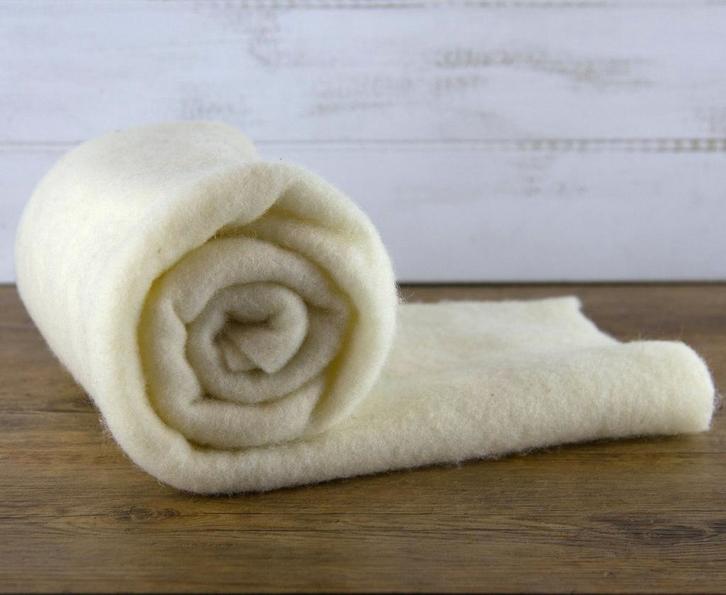 Natuurlijk witte Shetland naaldvlies, Hobby en Vrije tijd, Overige Hobby en Vrije tijd, Nieuw, Ophalen of Verzenden