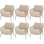 Sardinia low dining tuinstoel latte 4 Seasons Outdoor  set, Tuin en Terras, Tuinstoelen, Ophalen of Verzenden, Nieuw