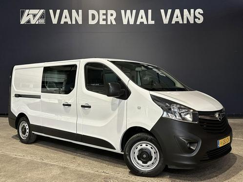 Zakelijk leasen | Opel Vivaro 1.6 CDTI 126pk L2H1 Dubbele, Auto's, Bestelauto's, Handgeschakeld, Diesel, Wit, Opel, Gebruikt, Ophalen of Verzenden