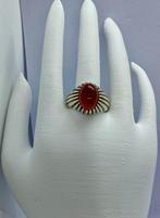 Zonder Minimumprijs - Ring Zilver, 900 Natuurlijk Carneool, Sieraden, Tassen en Uiterlijk, Ringen, Nieuw