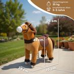 TRUUSK Rijdend Paard voor Kinderen - Stoffen Bekleding - Sta, Verzenden, Nieuw