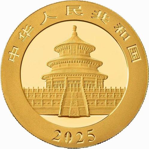 3 gram - Goud .999 - 2025 - Panda fine gold, Postzegels en Munten, Edelmetalen en Baren