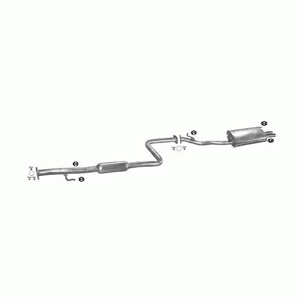Complete uitlaat Honda Accord 2.0 2.3, Auto-onderdelen, Uitlaatsystemen, Verzenden