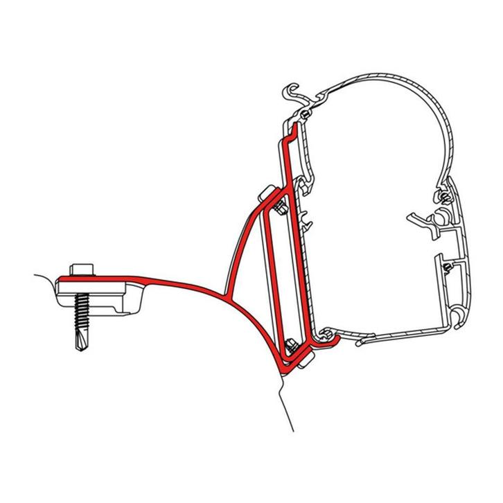 Dometic VW T5/T6 Multivan Adapter, Caravans en Kamperen, Camper-accessoires, Nieuw, Ophalen of Verzenden