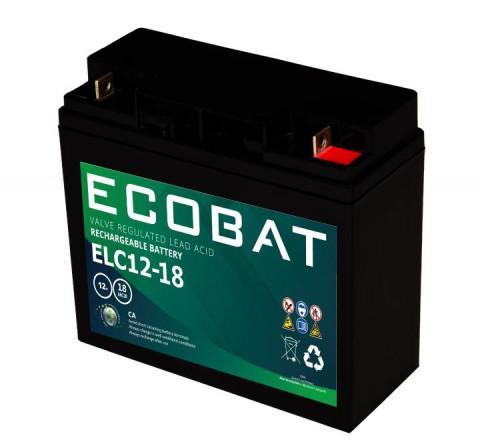 Ecobat AGM VRLA Light Cycle accu | ELC12-18 | 12V 18Ah, Auto-onderdelen, Accu's en Toebehoren, Ophalen of Verzenden