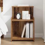 vidaXL Bedkast Oud hout 40 x 35 x 60 cm Spaanplaat, Minder dan 45 cm, Verzenden, Nieuw, 55 tot 70 cm