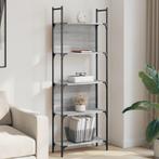 vidaXL Boekenkast 5-laags 60,5x24x166,5 cm bewerkt hout, Huis en Inrichting, Verzenden, Nieuw, Overige houtsoorten