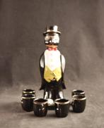 Whiskyfles met shotglaasjes - Karaf - Glas