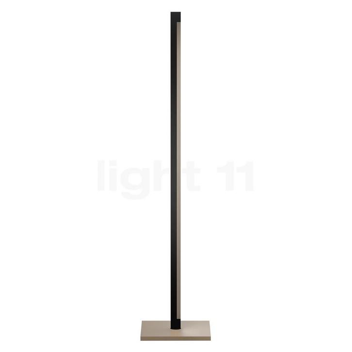 Light Point Inlay F1 Linear Vloerlamp LED, zwart/goud, Huis en Inrichting, Lampen | Vloerlampen, Nieuw, Verzenden