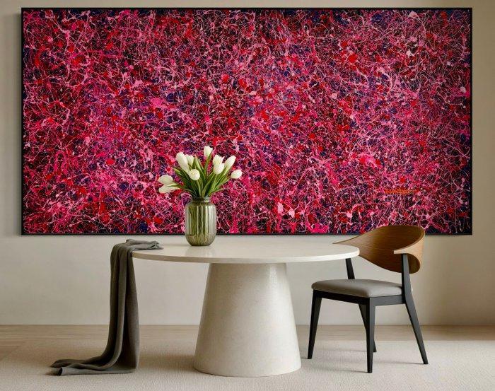 Ivanka Matiss - Pink sky N:30 XXL, Antiek en Kunst, Kunst | Schilderijen | Modern