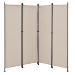 Tuinscherm scheidingswand zonwering 170x215 cm zandkleurig, Verzenden, Nieuw