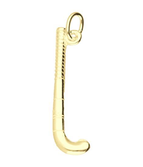 Gouden Hockeystick 2 ketting hanger, Sieraden, Tassen en Uiterlijk, Kettinghangers, Verzenden