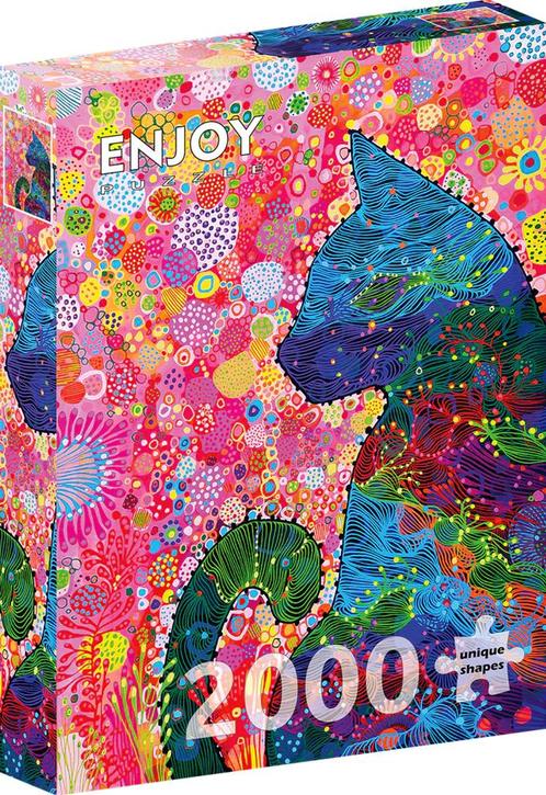 Wandering Cat Puzzel (2000 stukjes) | Enjoy Puzzle - Puzzels, Hobby en Vrije tijd, Denksport en Puzzels, Nieuw, Verzenden