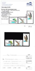 Suriname 1998 - Vogel serie volledig ongetand met Befund H., Gestempeld
