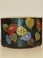 VERRERIE DE LEUNE (1861-1930), enamelled jardinière listed, Antiek en Kunst, Antiek | Glas en Kristal