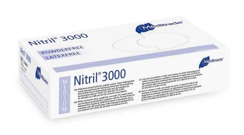 Nitril 3000 handschoenen - wit- 100 stuks - small, Diversen, Verpleegmiddelen, Nieuw, Verzenden