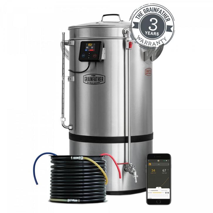Grainfather - G70  V2 met Gratis 3 Walsen Schrootmolen, Huis en Inrichting, Keuken | Potten en Pannen, Overige typen, Nieuw, Ophalen of Verzenden