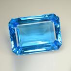 Blauw Topaas - 120.12 ct - Asian Institute of Gemological, Nieuw