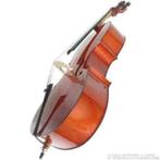Cello 1/4 of 3/4 + gevoerde hoes, strijkstok