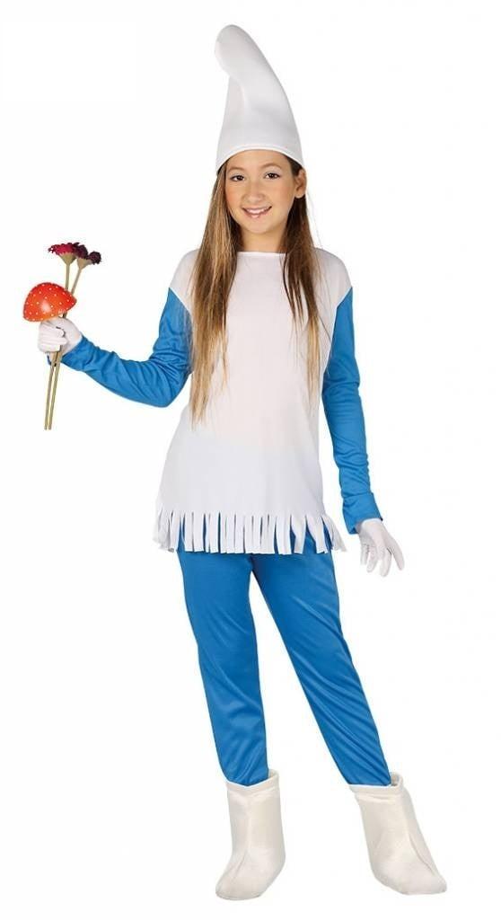 Smurfin kostuum kind blauw, Kleding | Dames, Carnavalskleding en Feestkleding, Nieuw, Ophalen of Verzenden