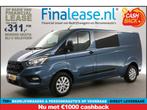 Ford Transit Custom 300 2.0 TDCI L2H1 DC 6-Zits Carplay PDC, Blauw, Nieuw, Ford, Lease