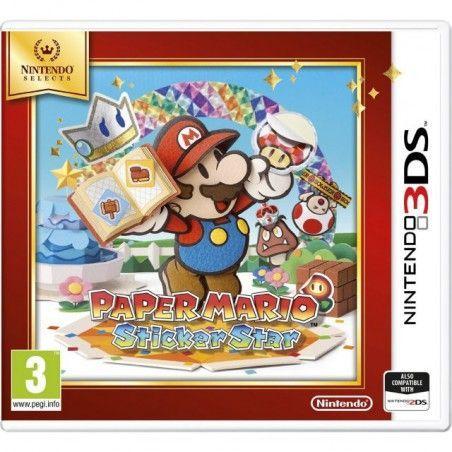 Paper Mario Sticker Star-Nintendo Selects (3DS) NIEUW, Spelcomputers en Games, Games | Nintendo 2DS en 3DS, Nieuw, Ophalen of Verzenden